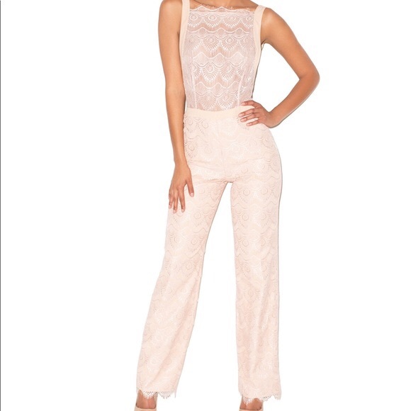 House of CB Pants - Carmelita Blush Jumpsuit